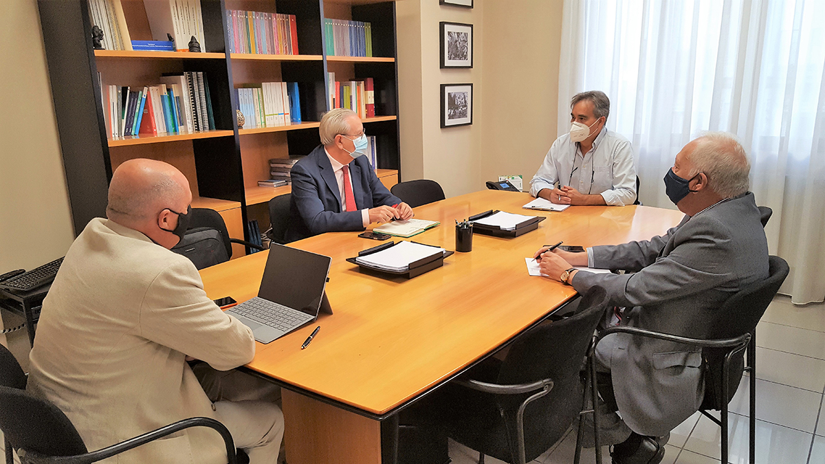 Reunión del presidente de SATSE y los presidentes del resto de organizaciones del Foro Profesional