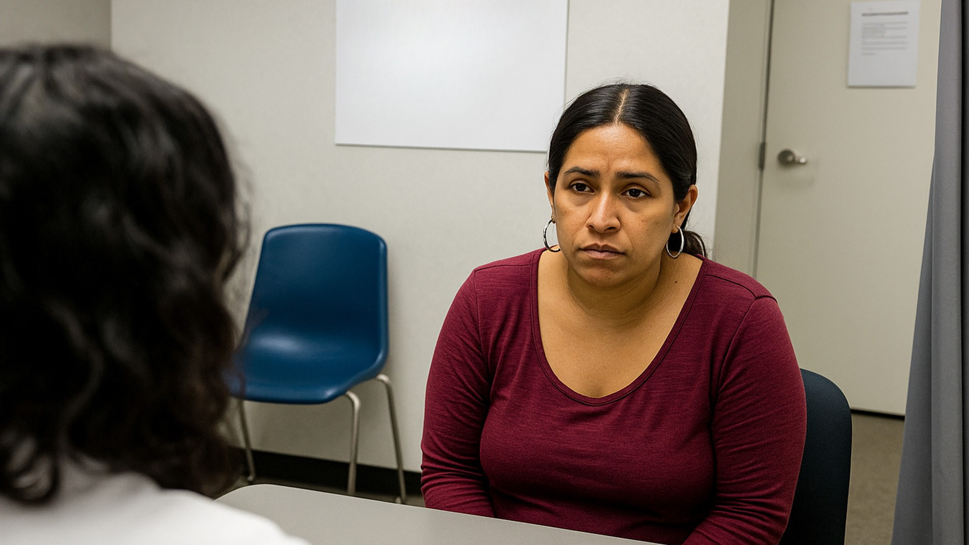 Dona a urgències de salut mental