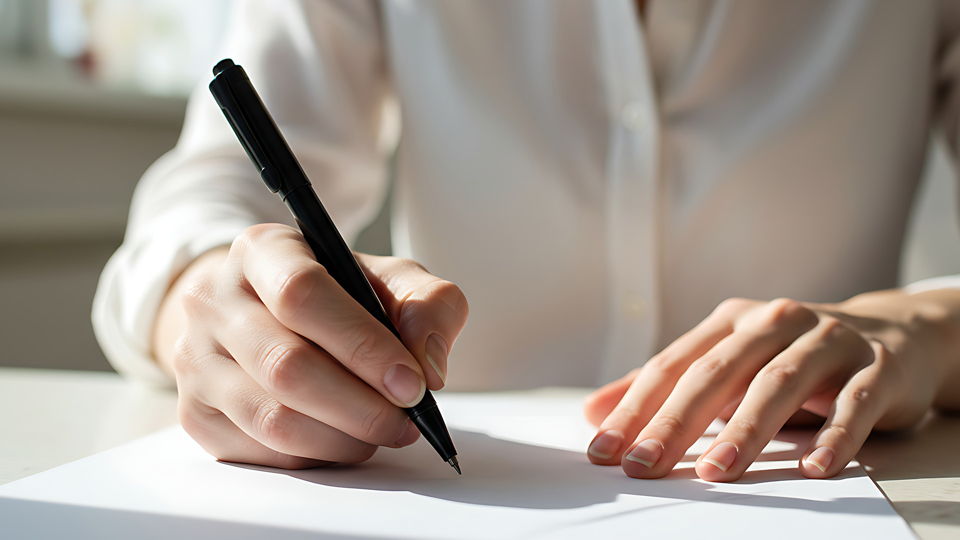 mans escriuen una carta