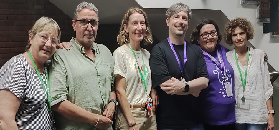 grupo de delegados y delegadas SATSE
